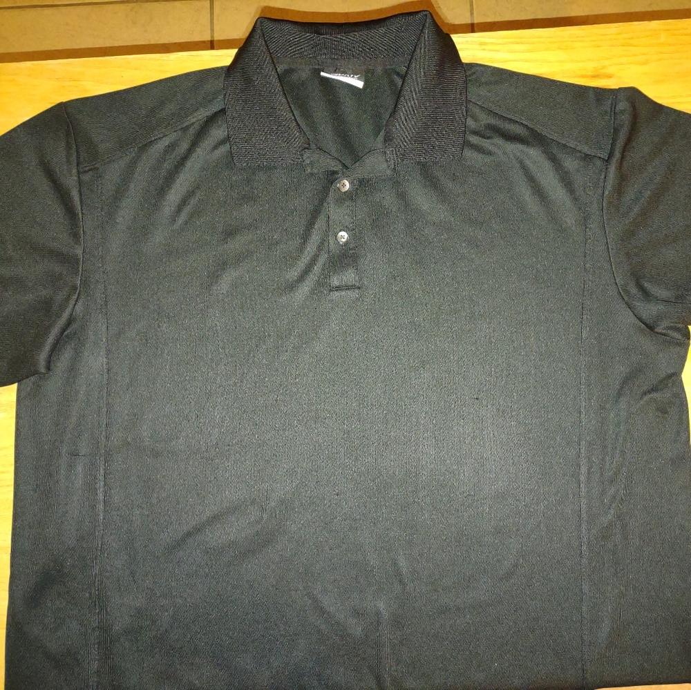 Nike Golf Black Polo Shirt Nike Fit Dry Xlg